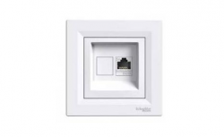 asfora-1xrj45-internet-aljzat-stp-cat5e-feher