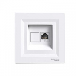 asfora-1xrj45-internet-aljzat-utp-cat5e-feher