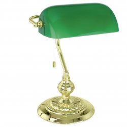 asztali-lampa-e27-1x60w-ip20-sargarez-zold-banker