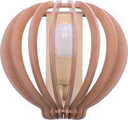 fali-lampa-e27-1x42w-szel0mm-vilagosbarna-ika