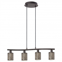 fuggesztek-e14-4x40w-ip20-antik-barna-pezsgoszinu-almera