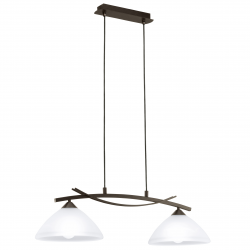fuggesztek-e27-2x60w-ip20-sotetbarna-feher-vinovo