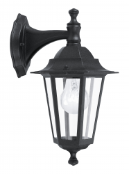kulteri-fali-1xe27-60w-lefele-allo-fekete-laterna-4