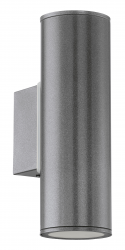 kulteri-fali-2xgu10-3w-led-antracit-riga