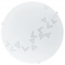 mennyezeti-lampa-e27-1x60w-ip20-feher-haromszog-mintas-mars