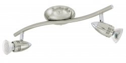 mennyezeti-lampa-gu10-2x3w-led-3000k-ip20-matt-nikkel-krom-magnum-led