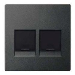 merten-fedlap-2xrj45-modularis-betetekhez-system-m-antracit