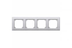 merten-m-plan-4-es-keret-aluminium