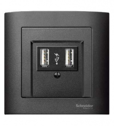merten-system-m-tobbfunkcios-burkolat-hangszoro-usb-hdmi-burkolat-antracit