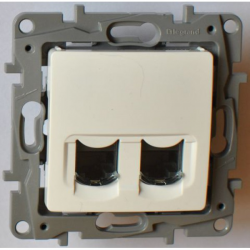 niloe-2xrj45-internet-aljzat-stp-cat6-bezs-korom-nelkul