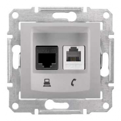 sedna-rj45-rj11-internet-aljzat-stp-cat6-aluminium