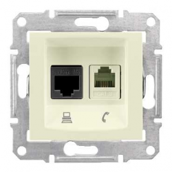 sedna-rj45-rj11-internet-aljzat-utp-cat5e-bezs