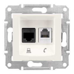 sedna-rj45-rj11-internet-aljzat-utp-cat5e-krem