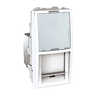 unica-1xrj45-cat5e-utp-aljzat-1-modulos-feher