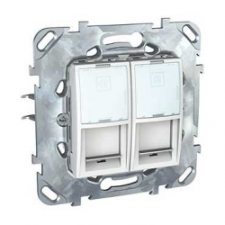 unica-2xrj45-internet-aljzat-stp-cat6-feher-nova-pid-l2c6kb