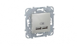 unica-dupla-usb-tolto-21a-aluminium