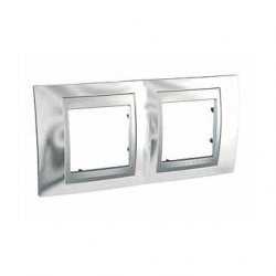 unica-top-2-es-keret-vizszintes-aluminium-csillam-krom-nova-pk-2h