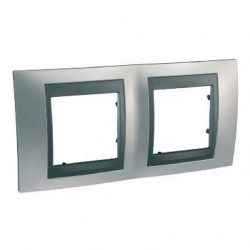 unica-top-2-es-keret-vizszintes-grafit-selymes-krom-nova-pk-2h