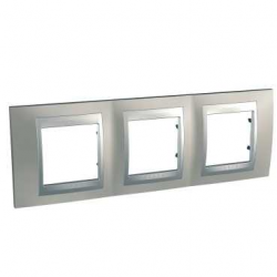 unica-top-3-as-keret-vizszintes-aluminium-selymes-nikkel-nova-pk-3h
