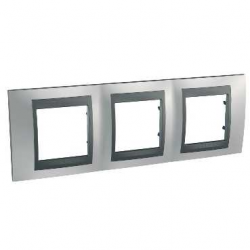 unica-top-3-as-keret-vizszintes-grafit-selymes-krom-nova-pk-3h