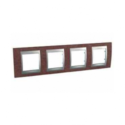 unica-top-4-es-keret-vizszintes-aluminium-dohany-fa-nova-pk-4h