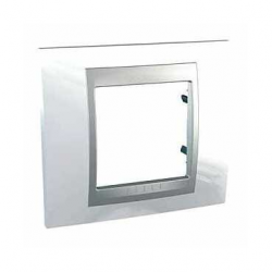 unica-top-egyes-keret-aluminium-betettel-feher