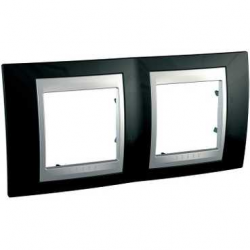unica-top-kettes-vizszintes-keret-aluminium-betettel-ejfekete