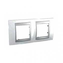 unica-top-kettes-vizszintes-keret-aluminium-betettel-feher