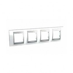 unica-top-negyes-vizszintes-keret-aluminium-betettel-feher