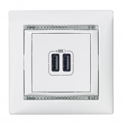 valena-2xusb-aljzat-1500-ma-feher